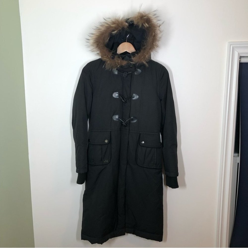 Soia &  Kyo Black Goose Down Toggle Jacket Size XS‎